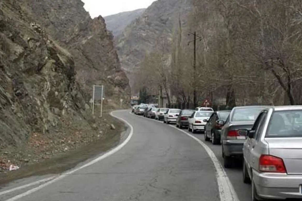 جاده چالوس یکطرفه شد