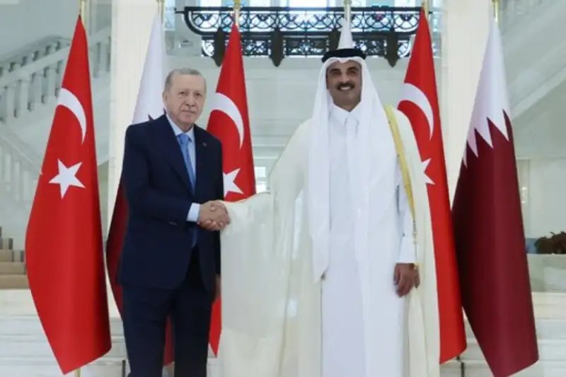 اردوغان وارد دوحه شد