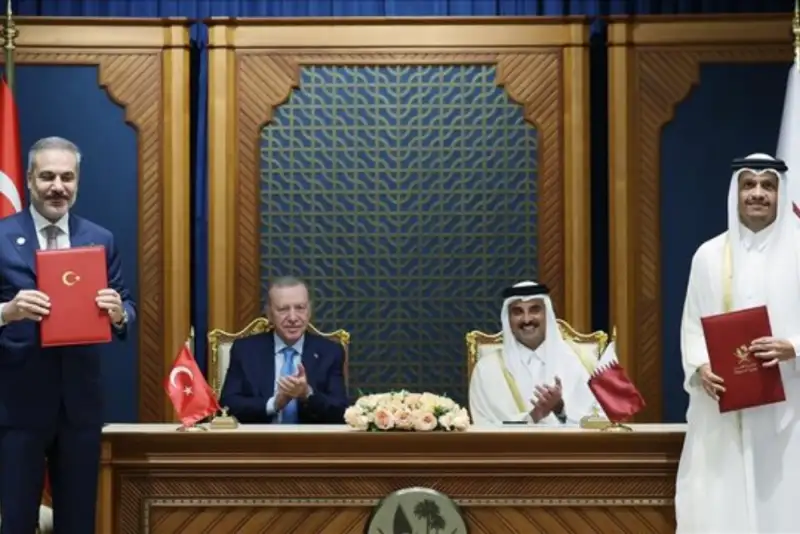 تحولات غزه محور دیدار وزیران خارجه قطر و ترکیه