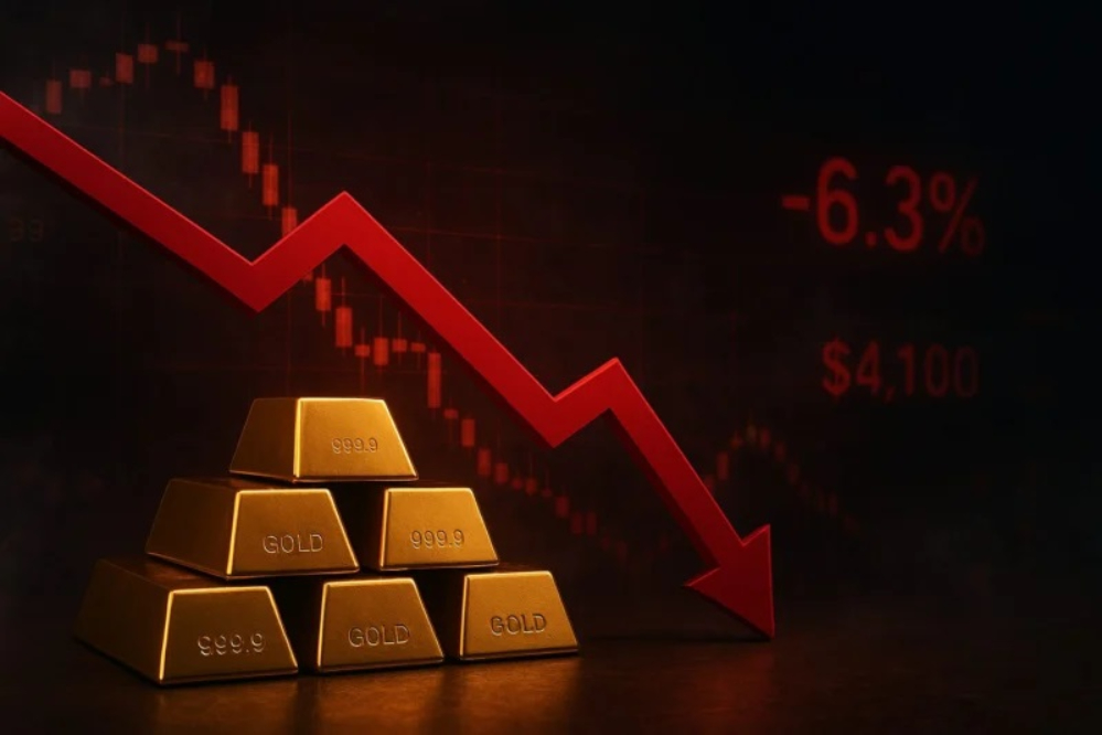 بزرگ‌ترین سقوط یک‌روزه قیمت طلا در 10 گذشته