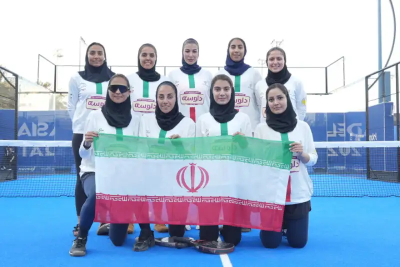 صعود تیم ملی پدل بانوان ایران به فینال قهرمانی آسیا