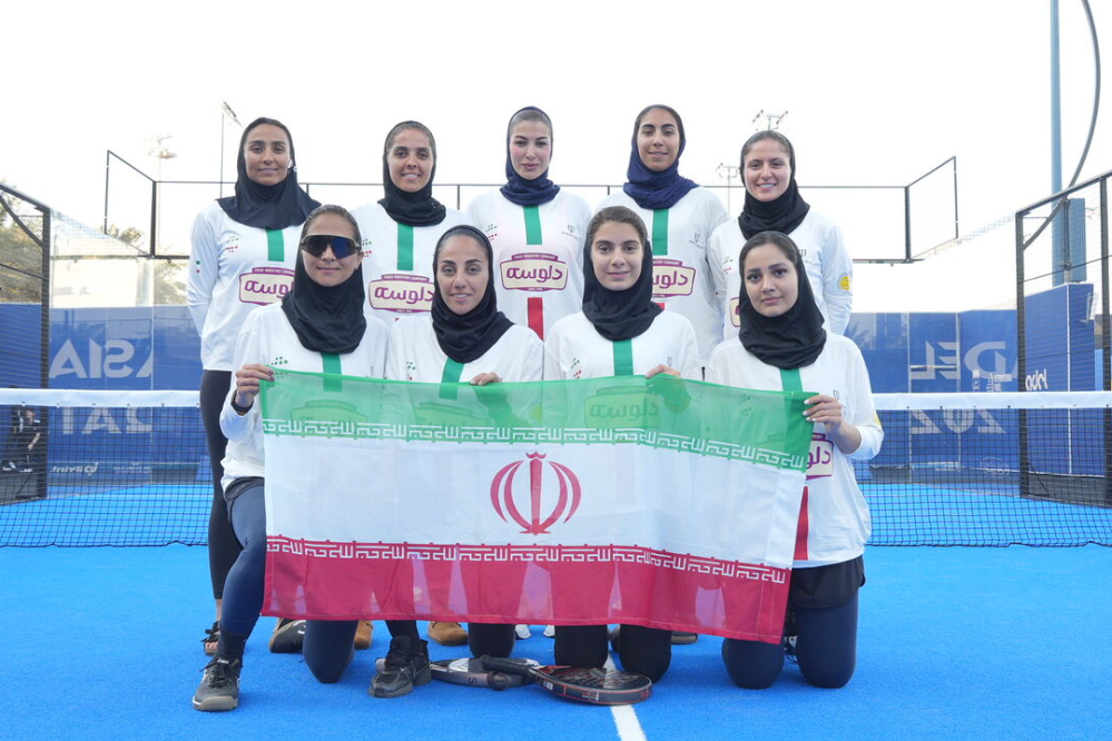 صعود تیم ملی پدل بانوان ایران به فینال قهرمانی آسیا