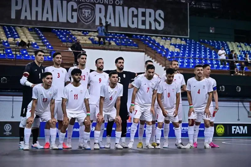 فوتسال ایران در سید نخست قرار گرفت