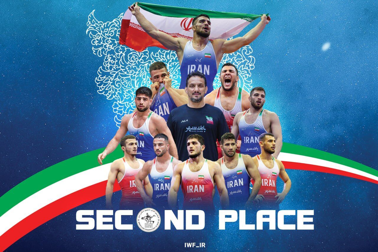 Iran finishes runner-up in U23 Wrestling World Championships