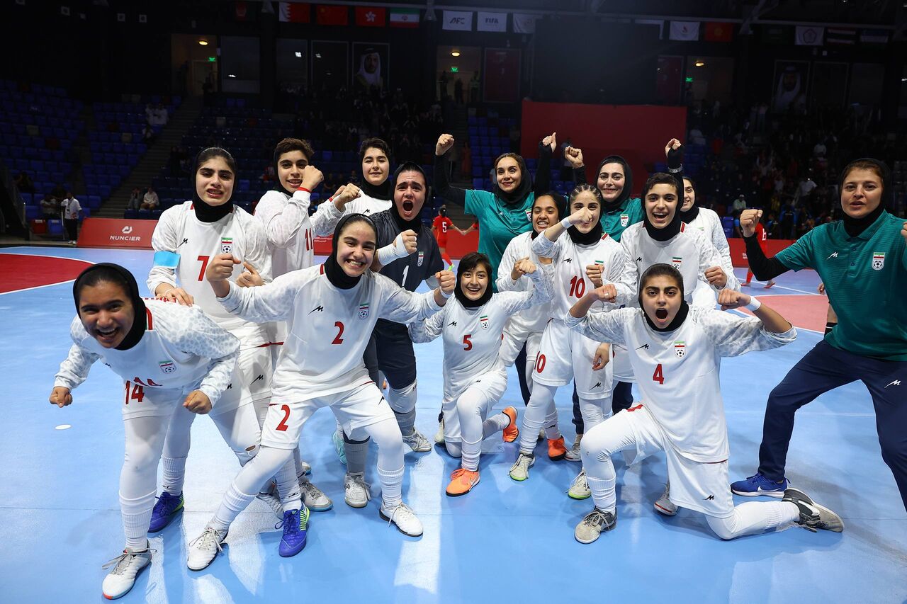 Iranian girls futsal team wins Asian Youth Games title in Bahrain