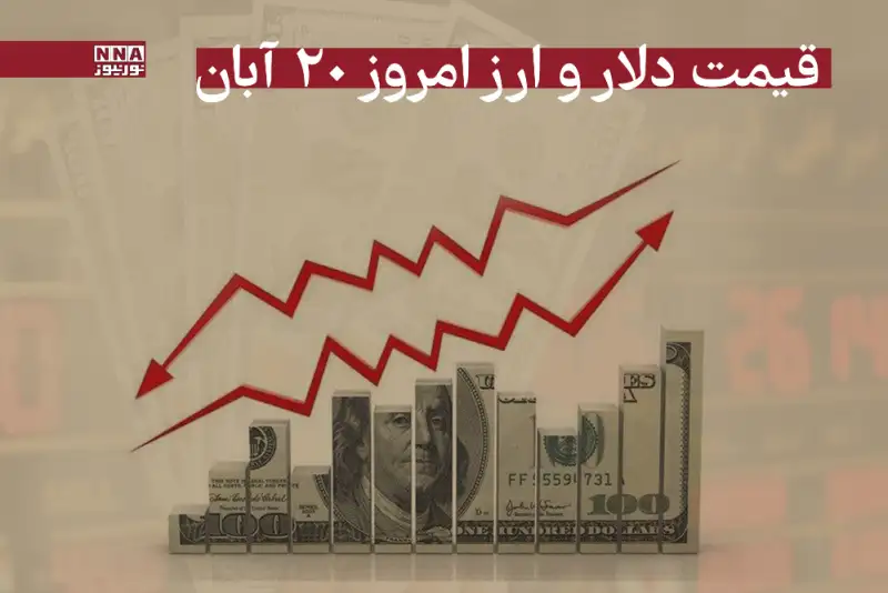 قیمت دلار و سایر ارزها امروز سه شنبه 20 آبان 1404