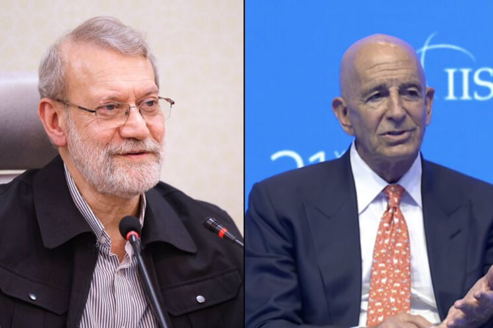 آیا لاریجانی از تهدید تام باراک علیه ایران سخن گفت؟