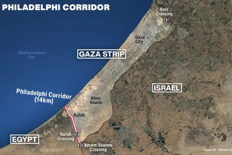 ارتش رژیم  صهیونیستی محور «فیلادلفیا» را بست