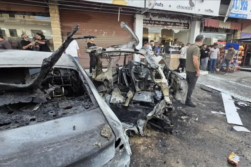 حمله پهپادی رژیم صهیونیستی به خودرویی در نبطیه لبنان