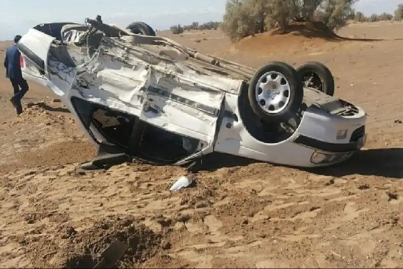 تصادف در محور سنقر–بیستون؛ دو کشته و پنج مصدوم+فیلم