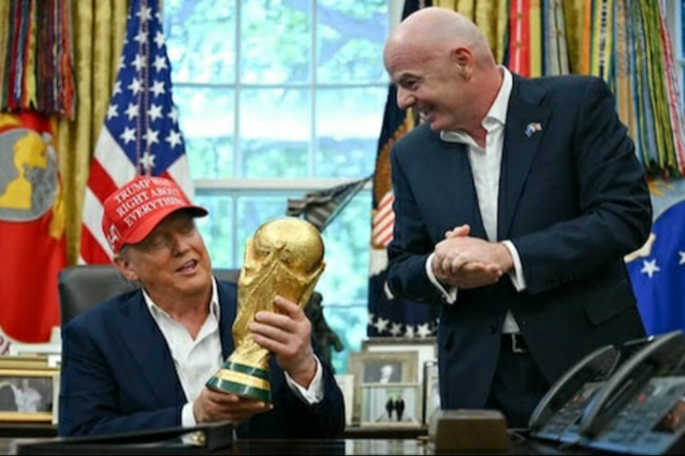 تلاش فیفا برای روسفید کردن ترامپ