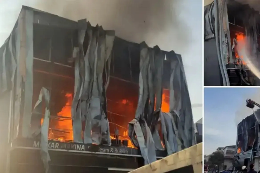 شش کشته در آتش‌سوزی کارخانه لوازم آرایشی در ترکیه+ فیلم