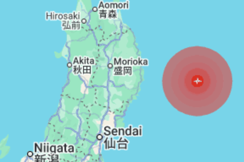 زلزله‌ای حدود 7 ریشتری شمال شرق ژاپن را لرزاند