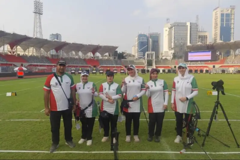 تیم کامپوند بانوان ایران به برنز رسید