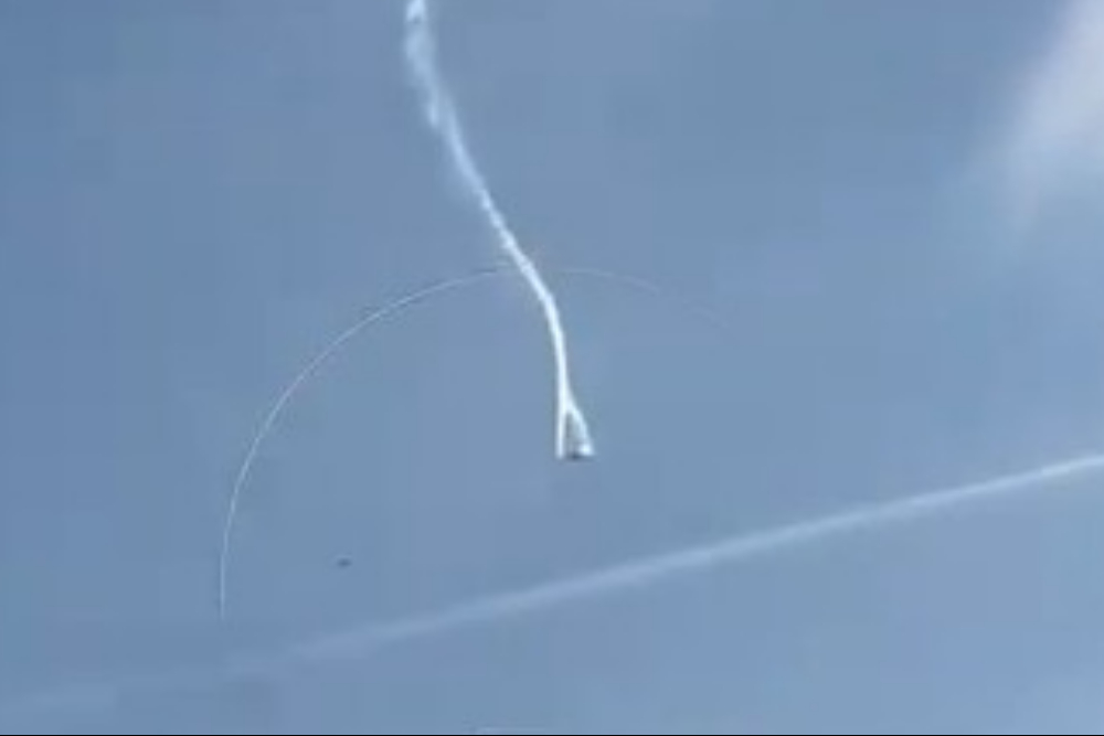 سقوط یک بالگرد نظامی در نزدیکی مرز آذربایجان و گرجستان + فیلم