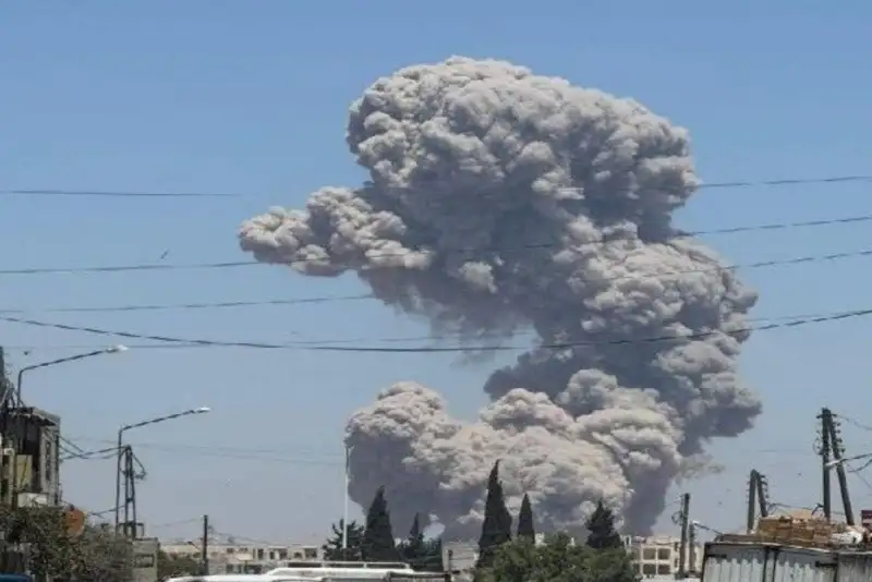 انفجارهای پیاپی در منطقه المزه دمشق