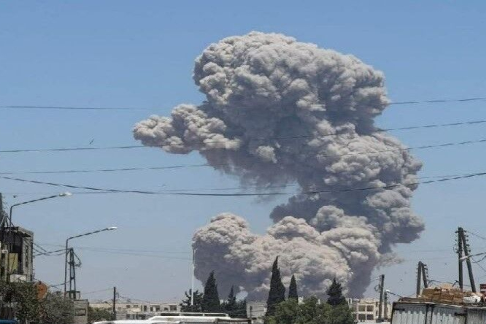 انفجارهای پیاپی در منطقه المزه دمشق