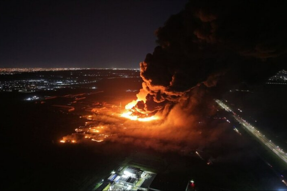 وقوع انفجار مهیب در قلب آرژانتین+ فیلم