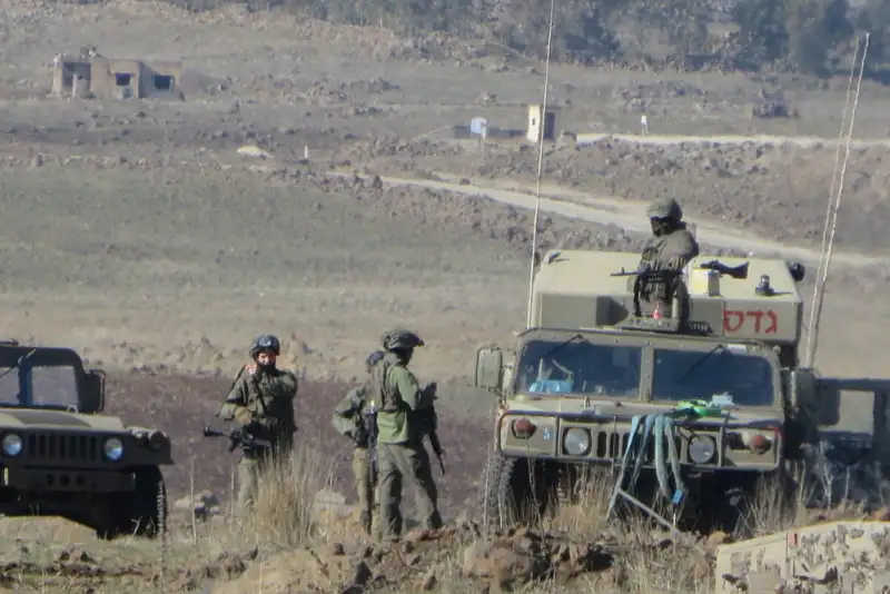 حمله ارتش رژیم صهیونیستی به حومه «صیدا الجولان» در  سوریه