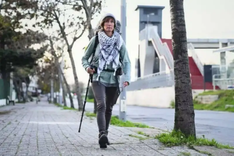 پیاده‌روی 6 ماهه زن انگلیسی برای حمایت از غزه