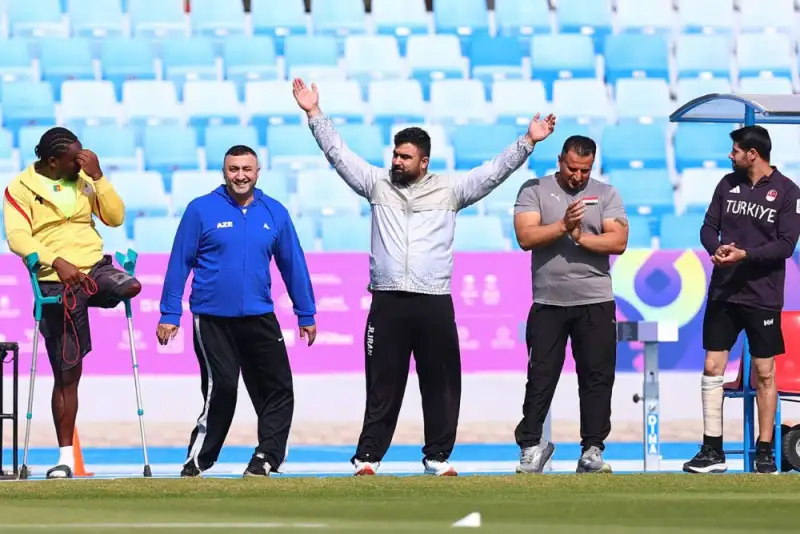 طلای ریاض بر گردن قهرمان پارادوومیدانی پاوه‌ای