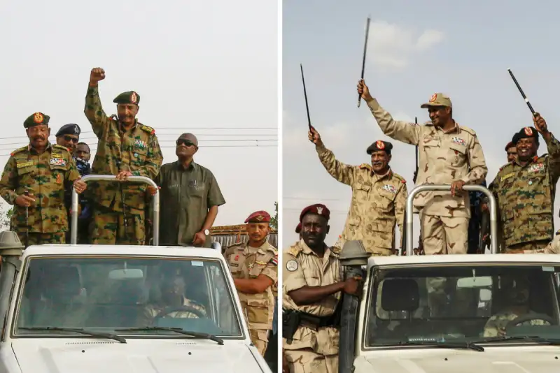 نبرد شدید نیروهای 2 ژنرال در کردفان سودان