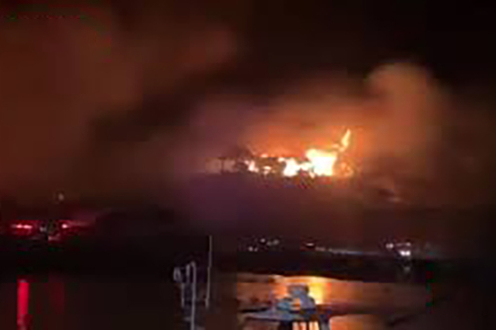 جزئیات آتش‌سوزی مهیب در منطقه ساگانوسکی ژاپن+ فیلم