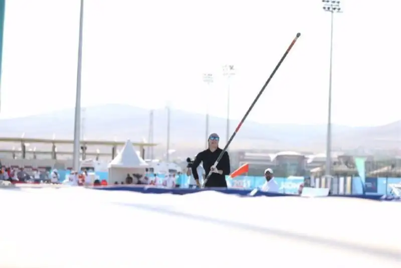 مدال برنز  پرش با نیزه  به مهسا میرزاطیبی رسید