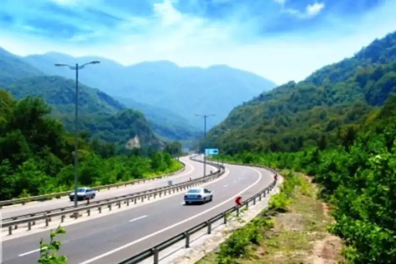 ابر پروژه بزرگراه چالوس– رامسر کلید خورد