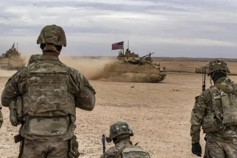 نیروهای آمریکایی در فرودگاه نظامی المزه دمشق مستقر می‌شوند