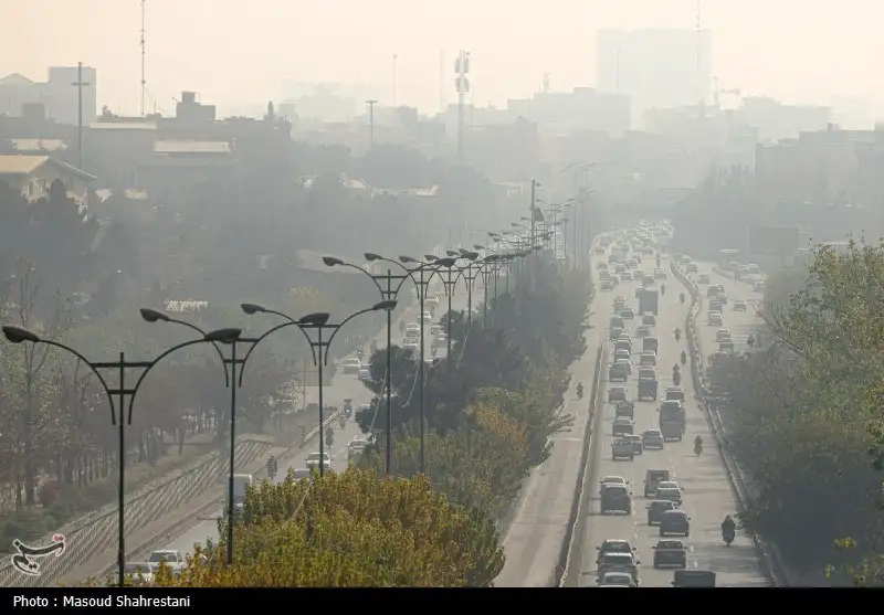 گزارش تصویری | تشدید آلودگی هوای  تهران