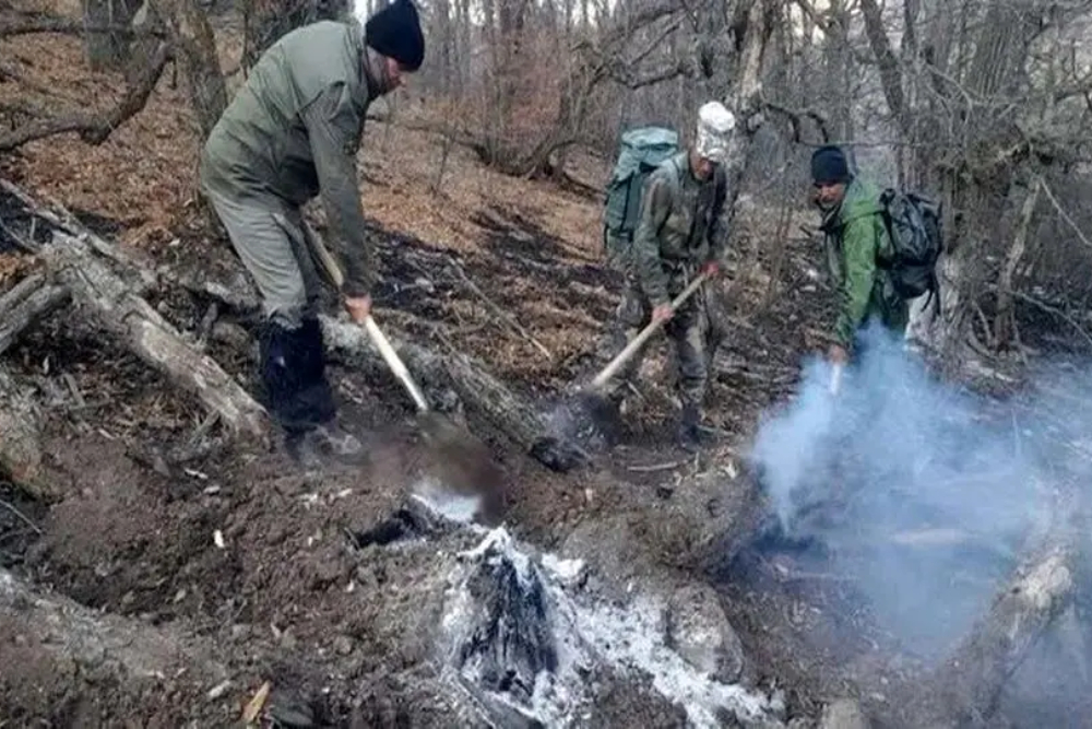 پایان عملیات اصلی اطفای حریق در جنگل‌های مازندران