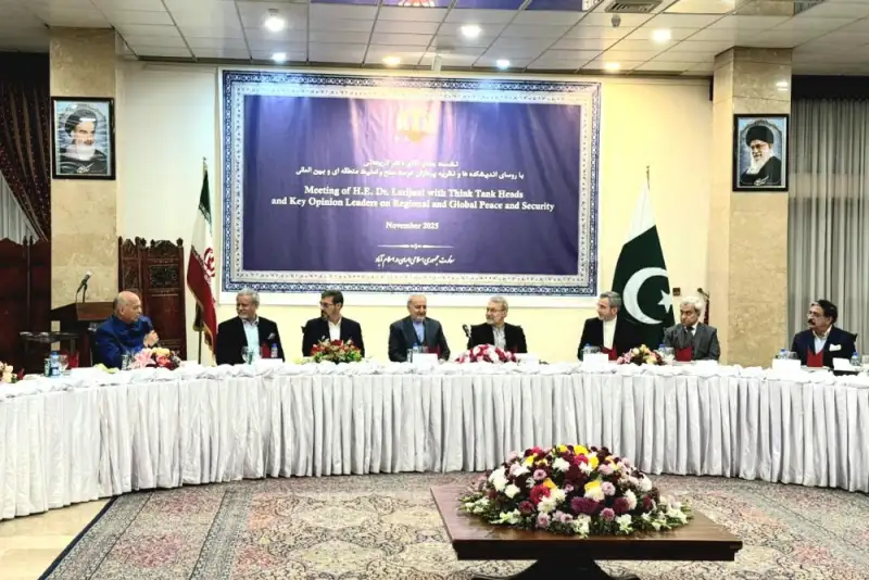 لاریجانی : توطئه آمریکایی-صهیونیستی پشت جنگ اخیر بود