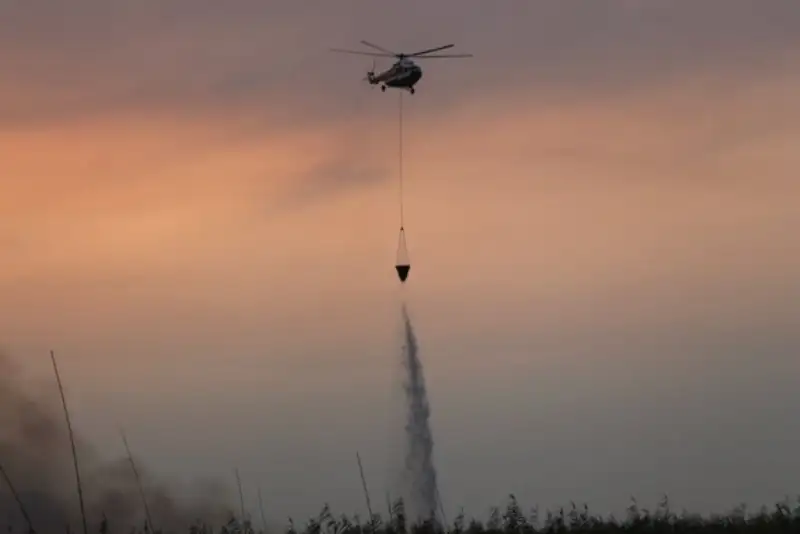 حریق در کمین جنگل‌های ارسباران / اعزام 21 تیم و یک بالگرد