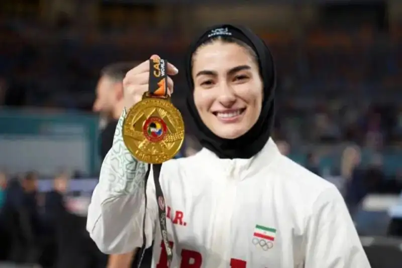 نخستین طلای تاریخ بانوان به گلشادنژاد رسید