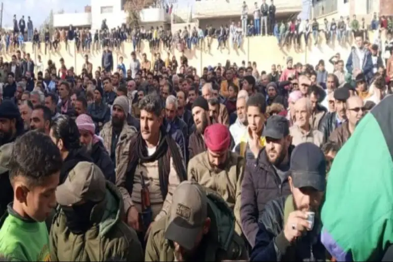 خروش مردم سویدا علیه اسرائیل / تظاهرات گسترده در جنوب سوریه