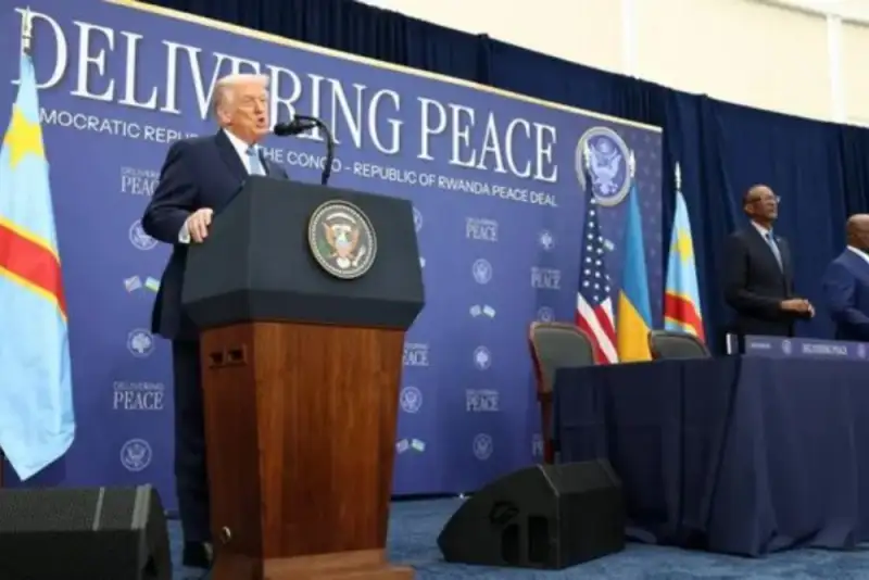 ترامپ از امضای توافق‌نامه صلح کنگو و رواندا خبر داد
