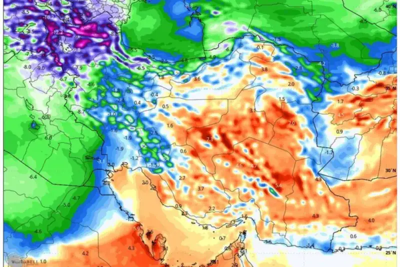 رکوردداران بارندگی امروز کدام شهرها بودند؟