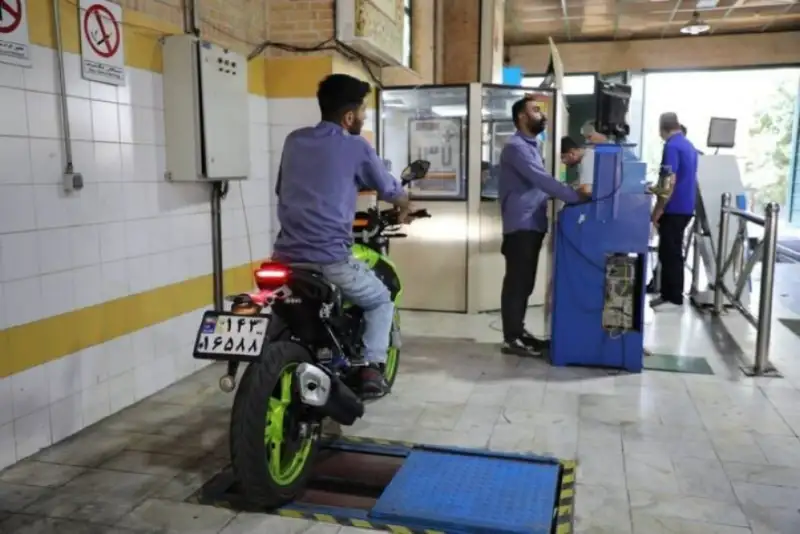 صدور معاینه فنی موتورسیکلت‌ها در تهران برخط شد