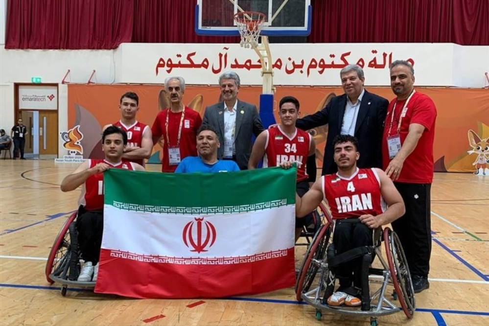 کسب مدال‌های طلا و نقره برای بسکتبال با ویلچر سه نفره ایران