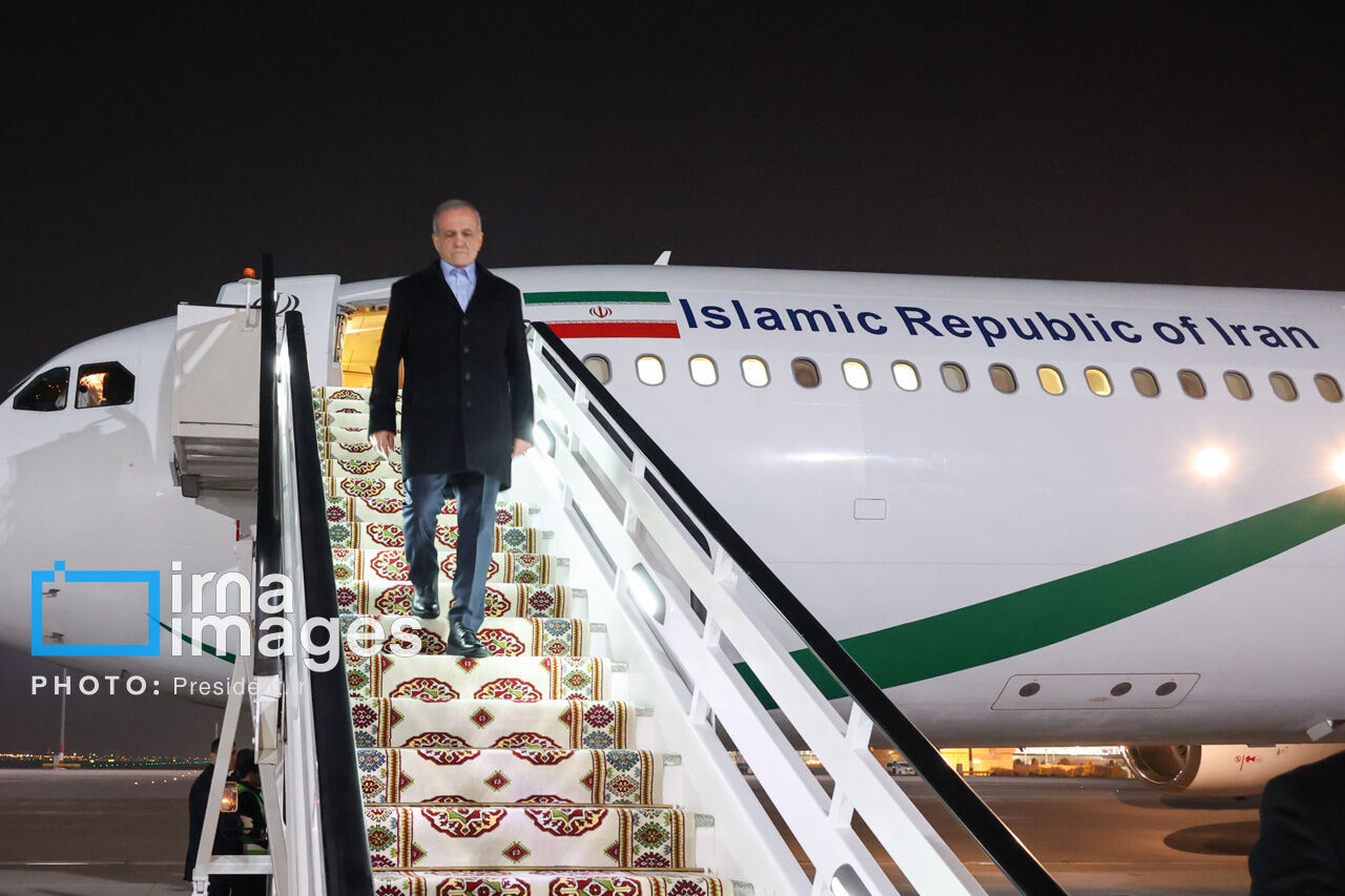 President Pezeshkian wraps up Kazakhstan, Turkmenistan tour, returns to Tehran