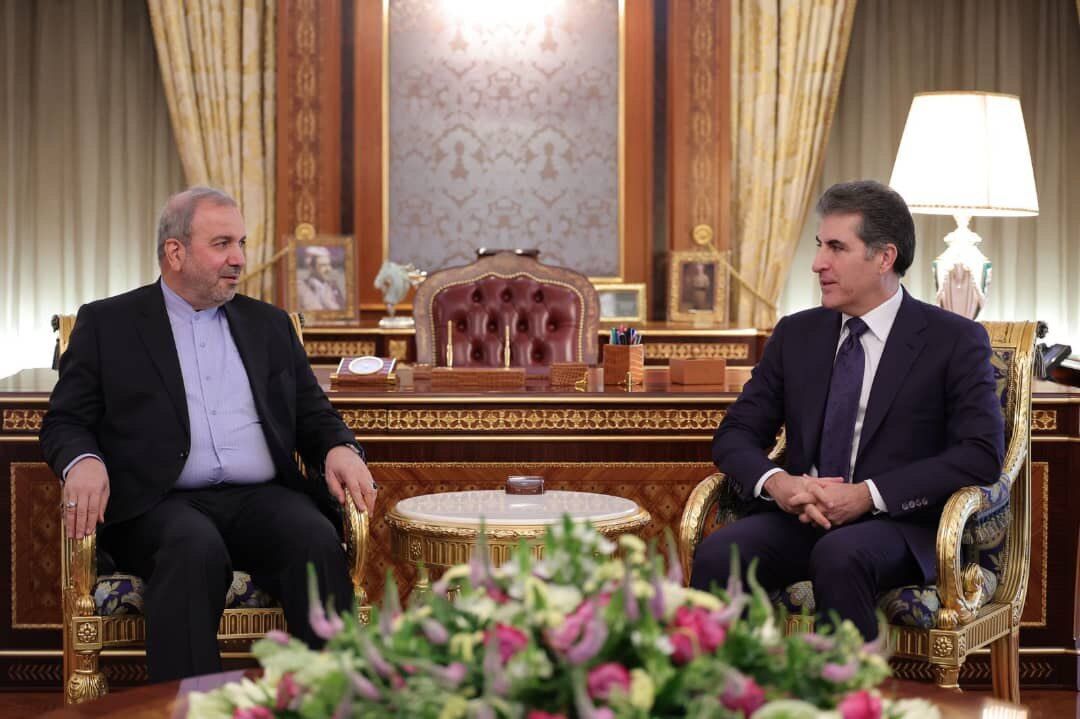 Iraqi Kurdistan’s president and Iran’s ambassador discuss expanding ties