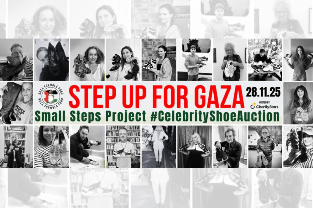 سلبریتی‌ها کفش‌های خود را برای غزه حراج کردند