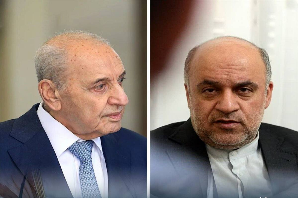 رایزنی نبیه بری و سفیر ایران درباره تحولات لبنان و منطقه