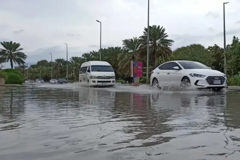 کیش یک شب بارانی بی‌سابقه را تجربه کرد