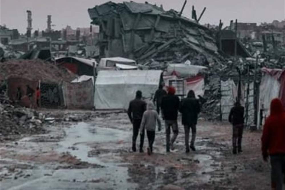 سرمای گزنده به جان آوارگان غزه افتاده است