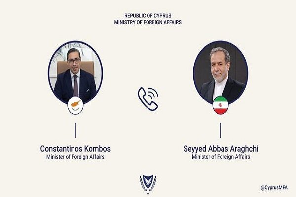 Iran, Cyprus FMs hold a telephone call to discuss ties