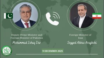 رایزنی تلفنی عراقچی و همتای پاکستانی