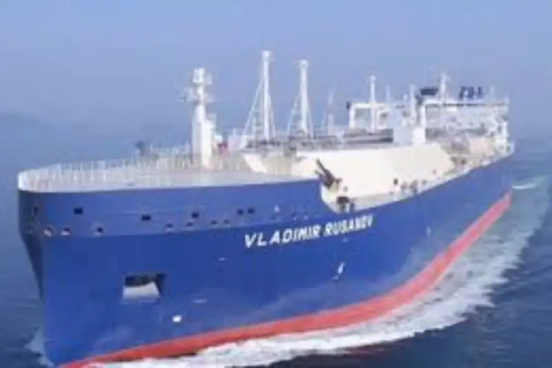 نخستین کشتی گازبر روسی ساخته شد