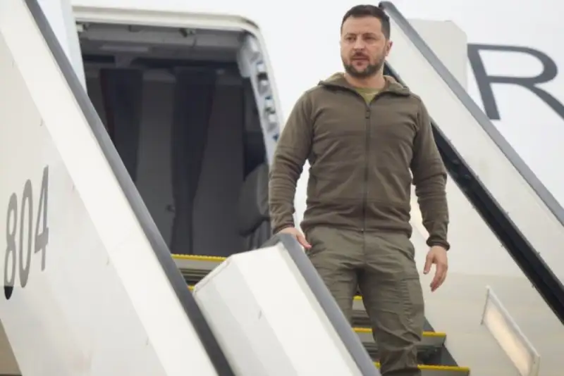 زلنسکی وارد میامی شد